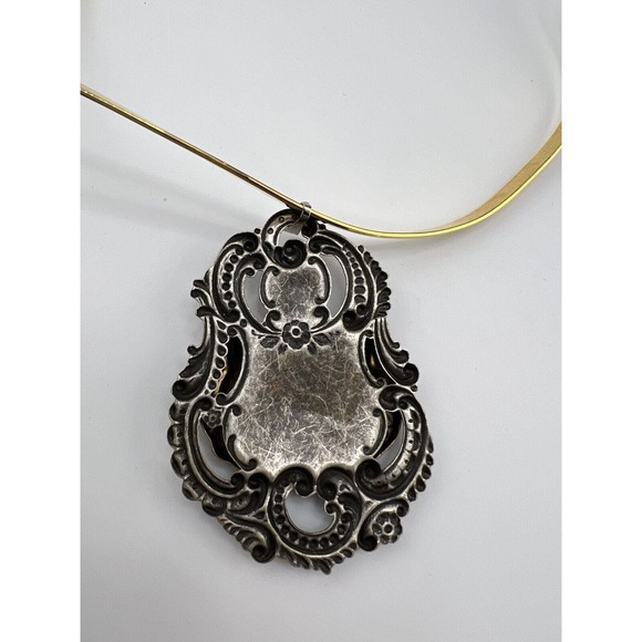 Vintage Women's‎ Gold-Tone Chain Handmade Gorgeous Pendant Necklace Cats Kitten - Picture 6 of 7